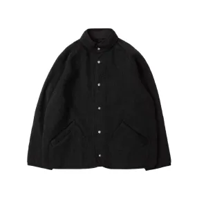 Contour Jacket Brushed Wool/Mohair - Black