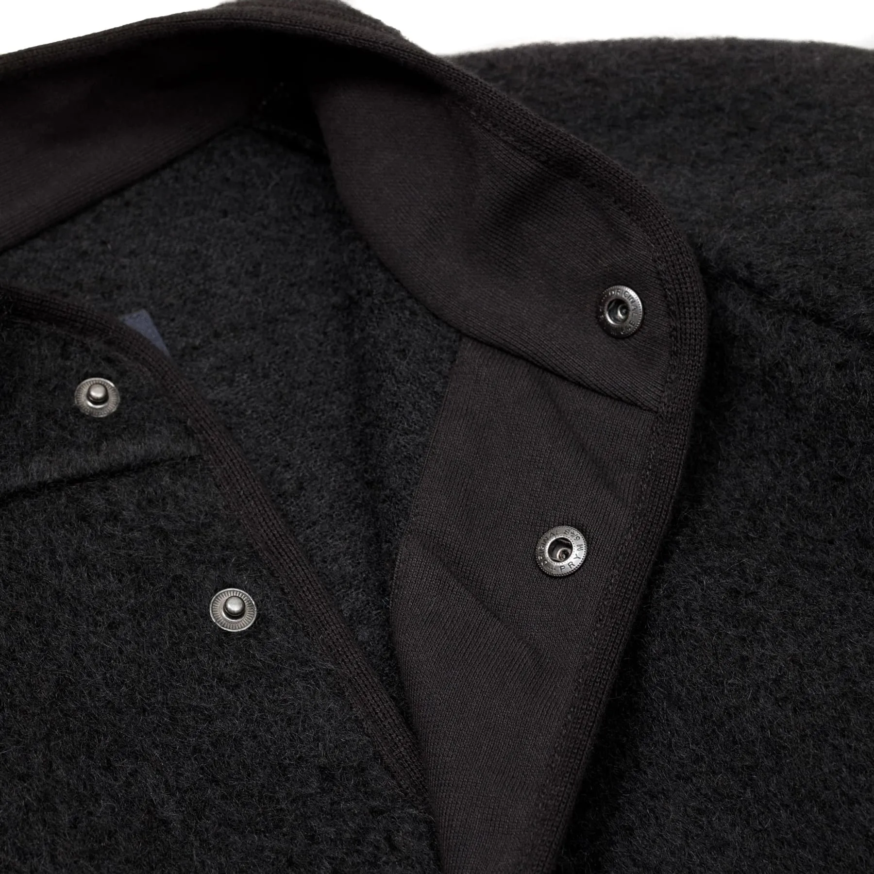 Contour Jacket Brushed Wool/Mohair - Black