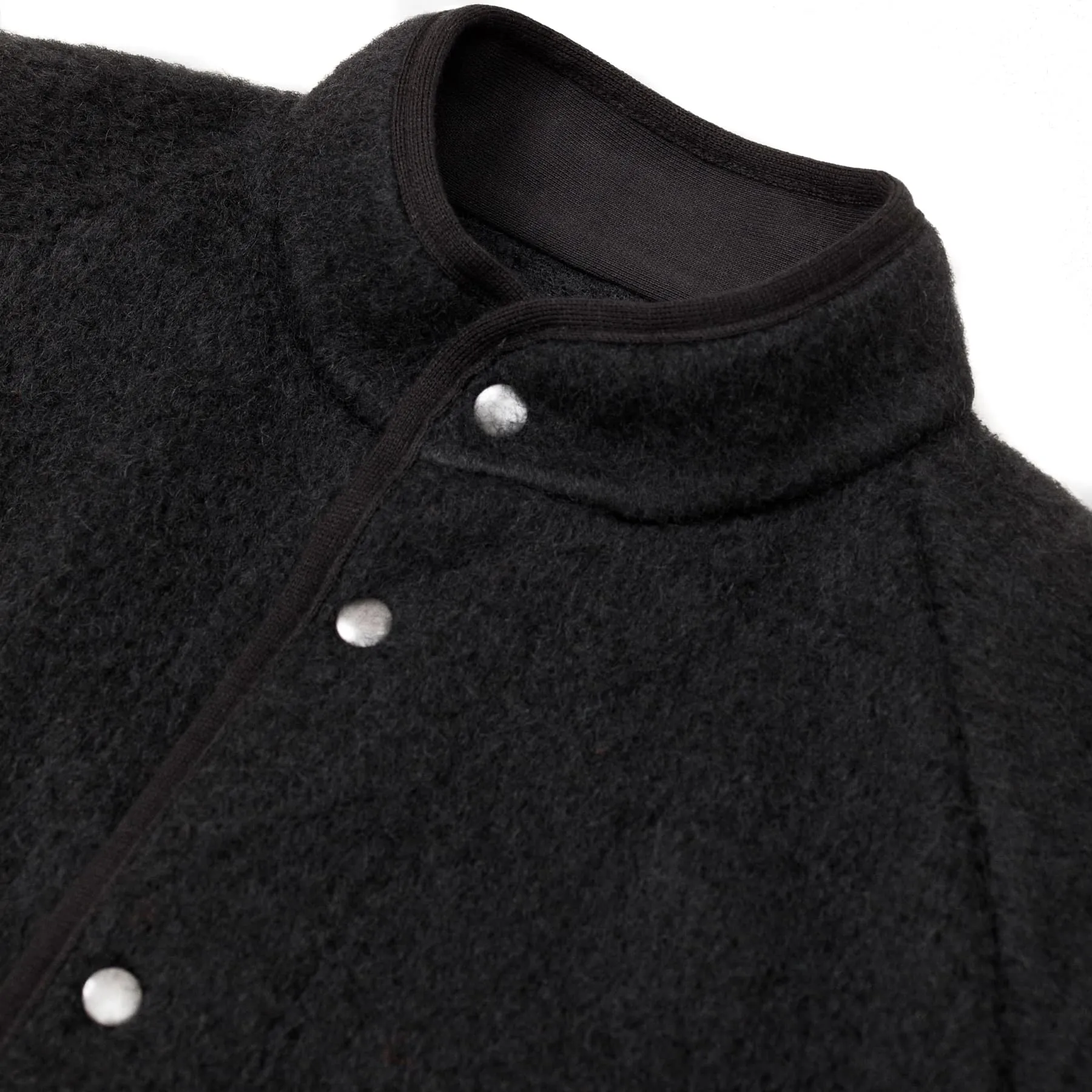 Contour Jacket Brushed Wool/Mohair - Black