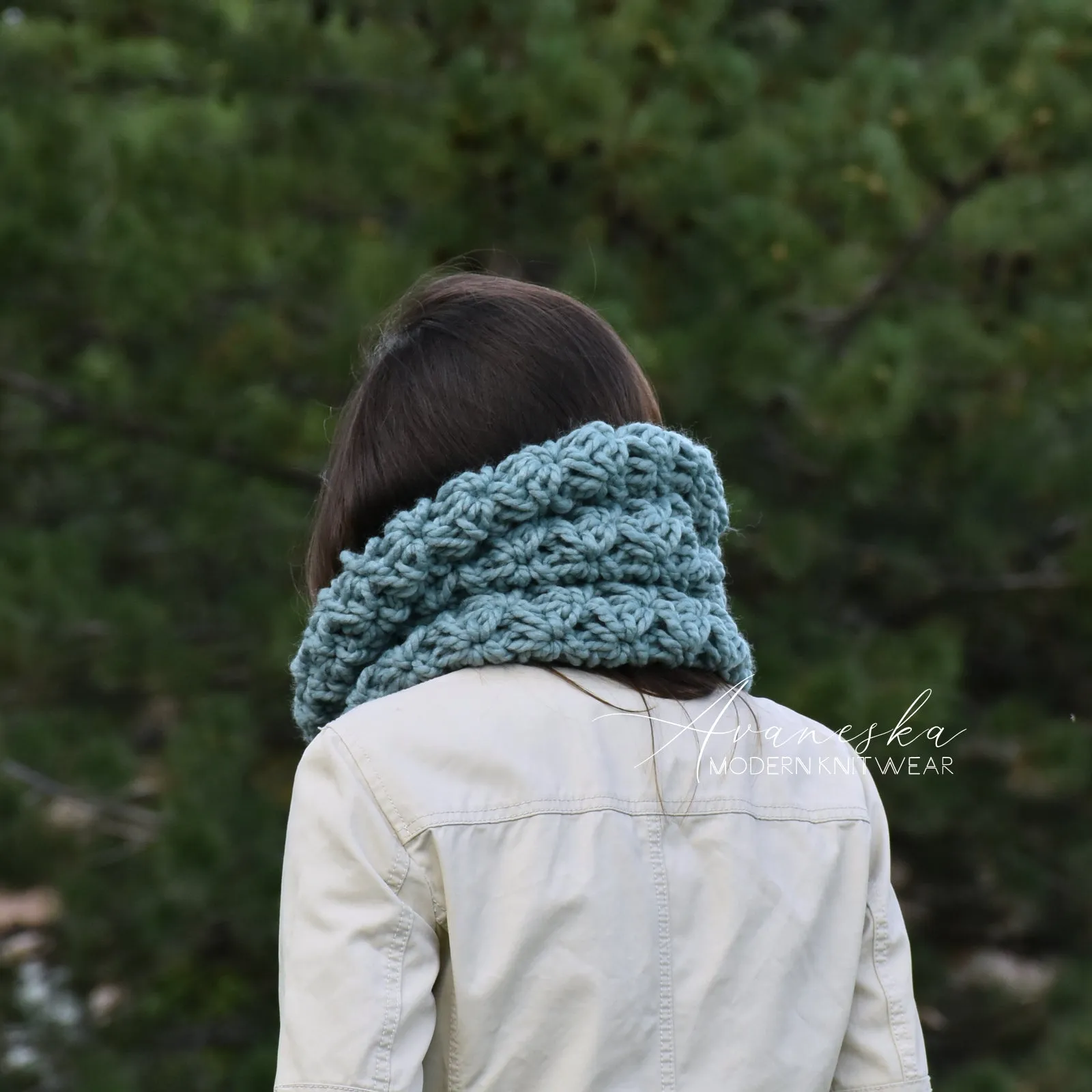 Crochet Chunky Scarf | THE FLORENCE