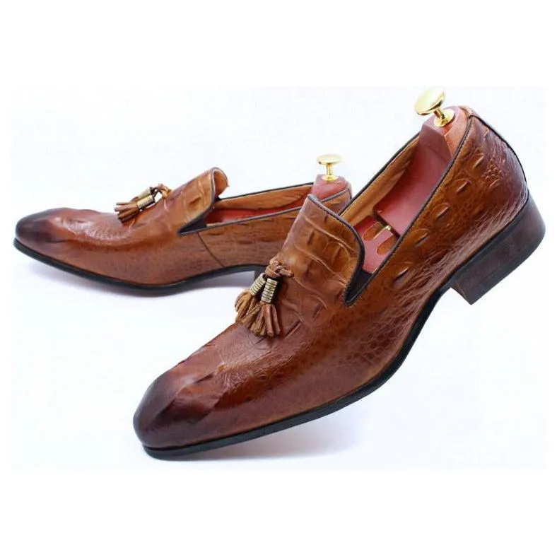 CrocTex Slip On Tassel Dress Shoes