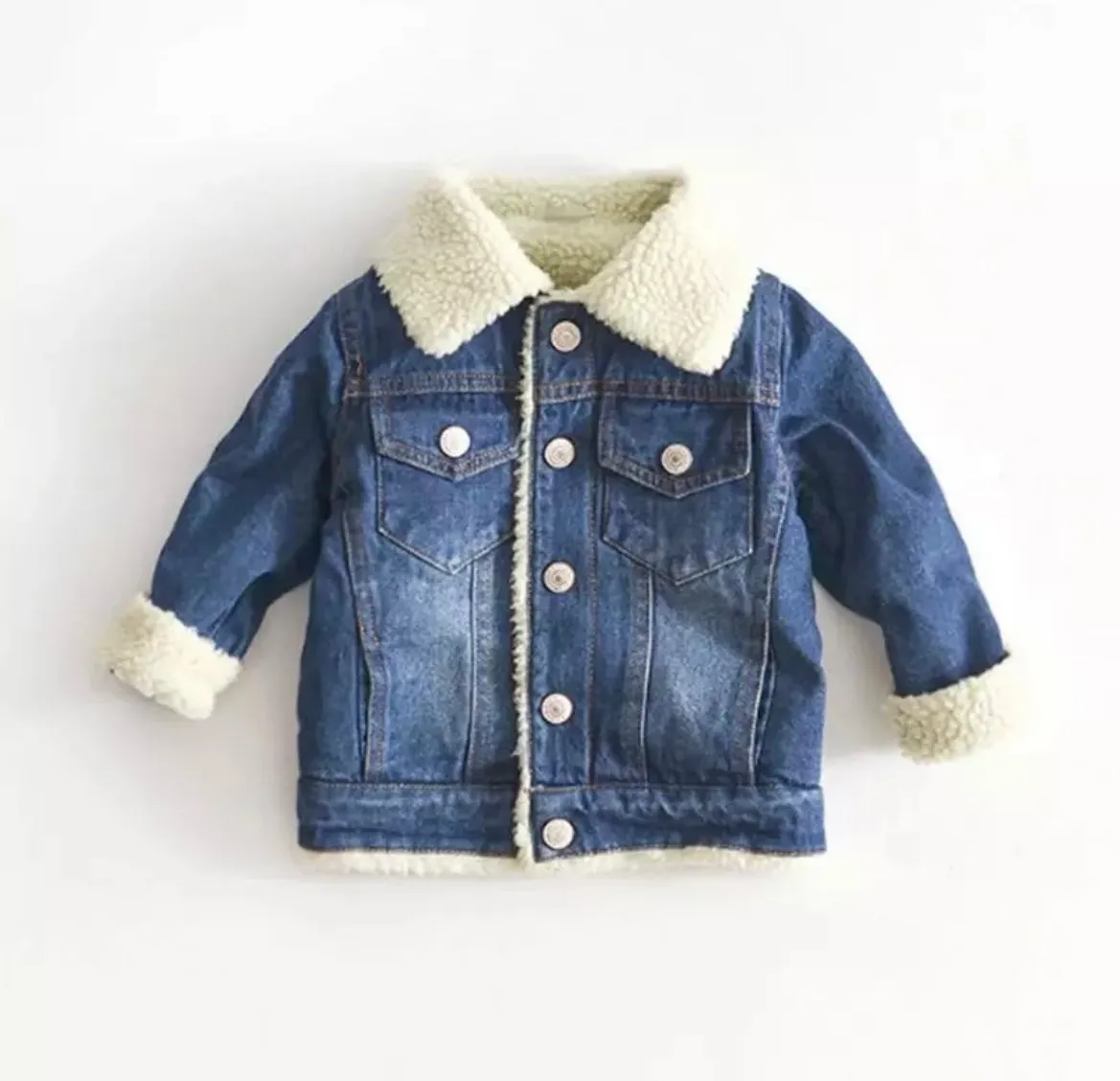 Denim Sherpa Jacket