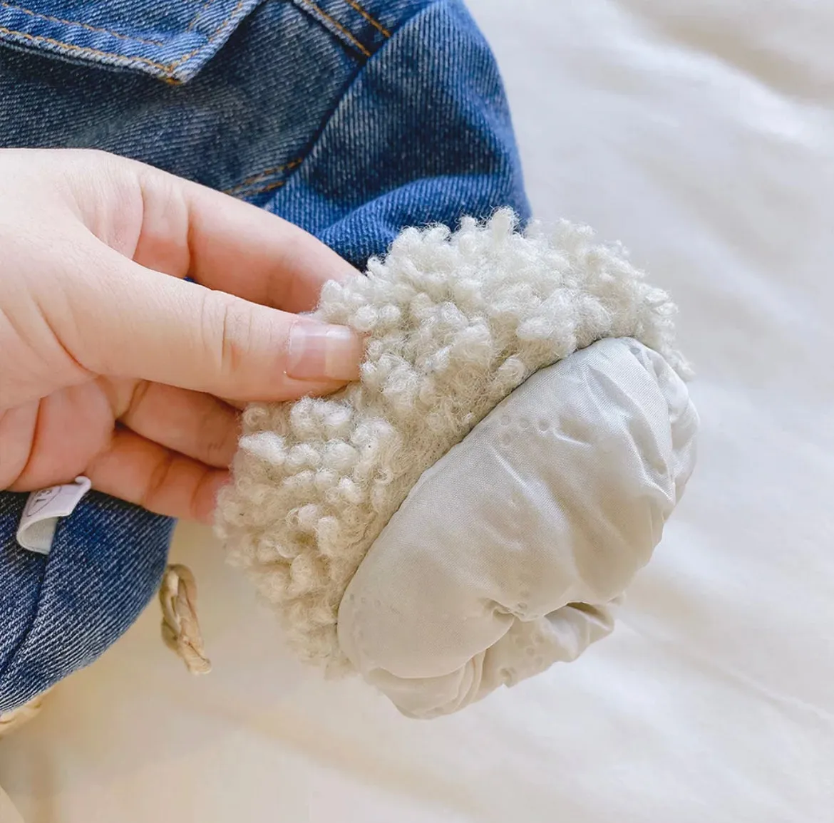 Denim Sherpa Jacket