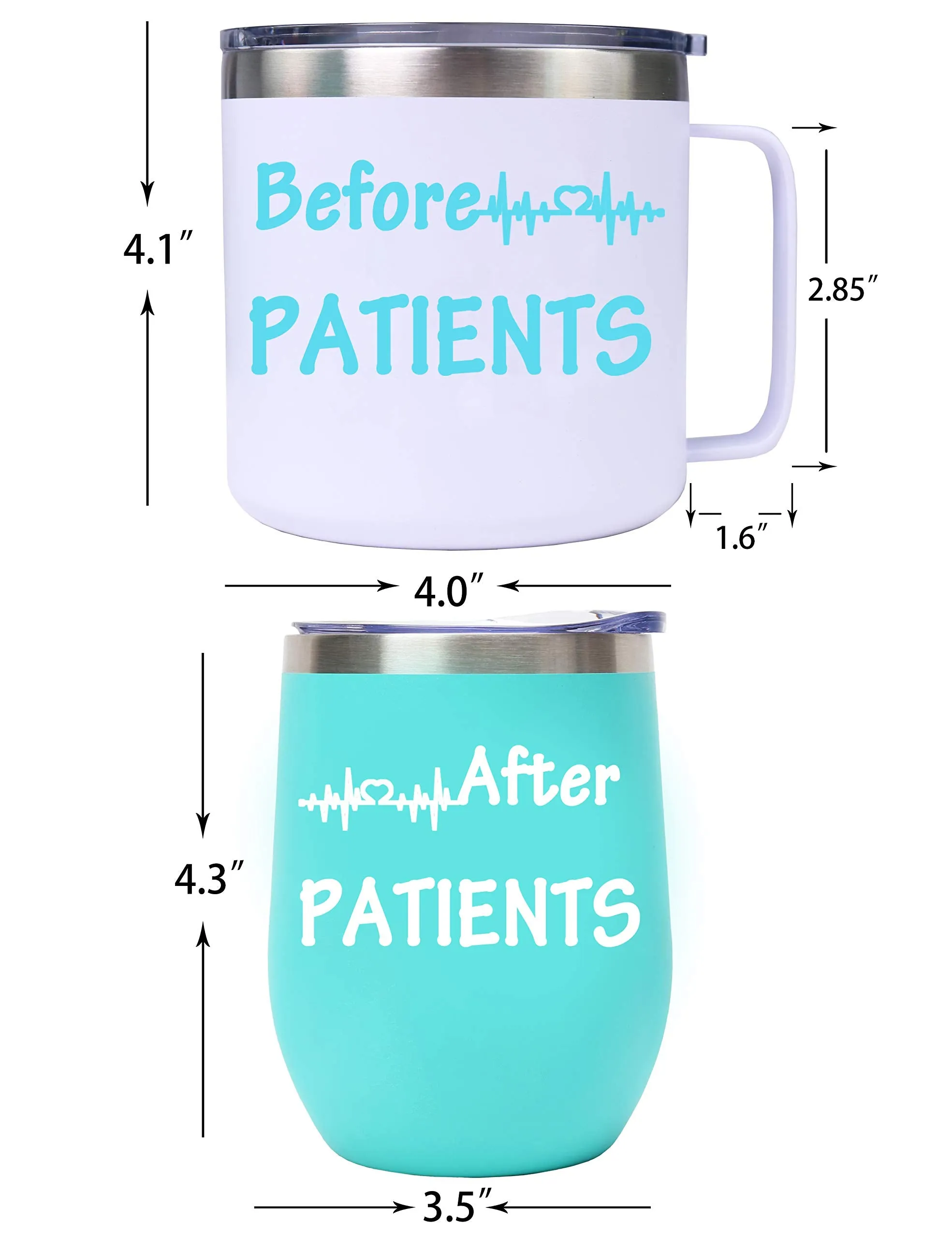 Doctor Gifts for Women, Before Patients After Patients Tumbler, Doctor Gifts Ideas