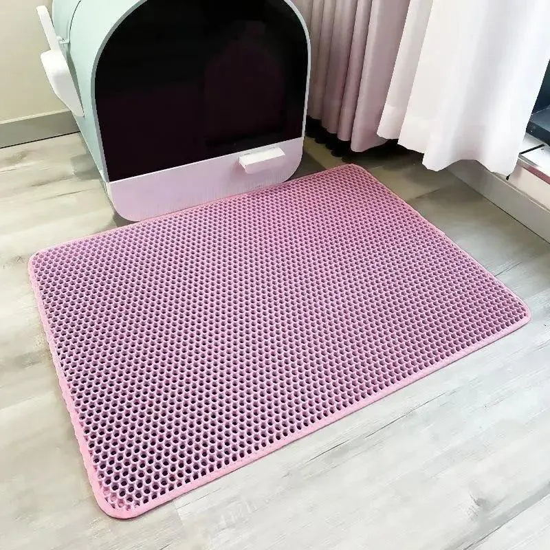 Double Layer Non-Slip Cat Litter Mat