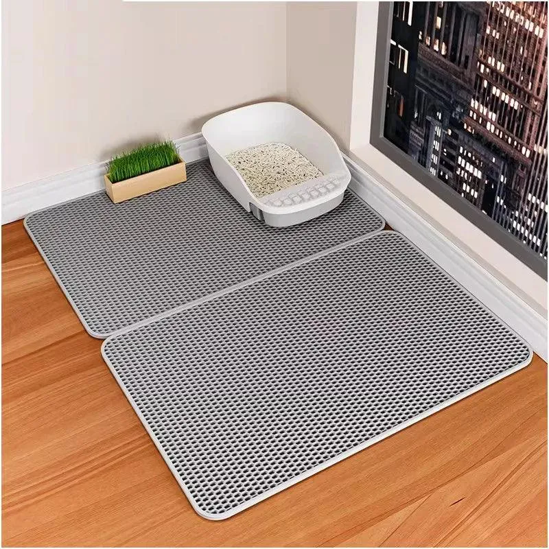 Double Layer Non-Slip Cat Litter Mat