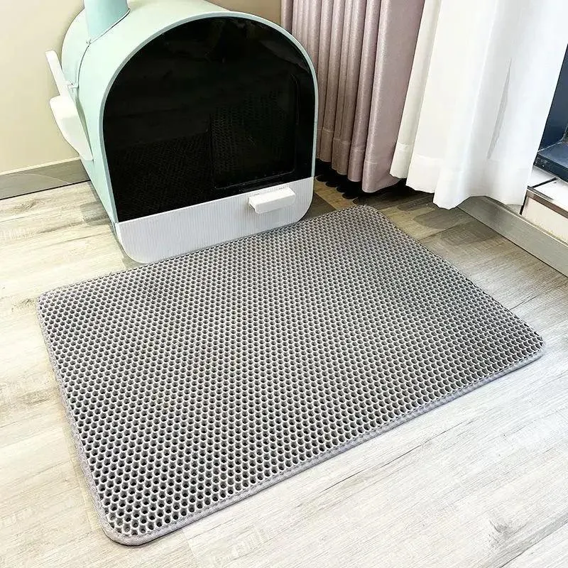 Double Layer Non-Slip Cat Litter Mat