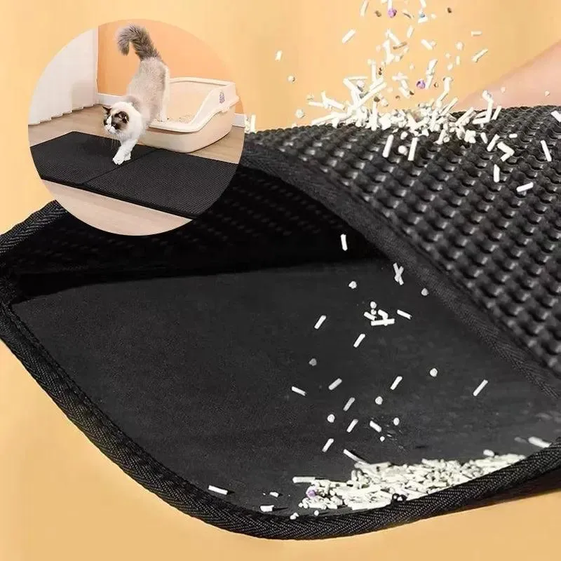 Double Layer Waterproof Pet Litter Mat Non-slip