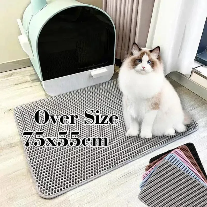 Double Layer Waterproof Pet Litter Mat Non-slip