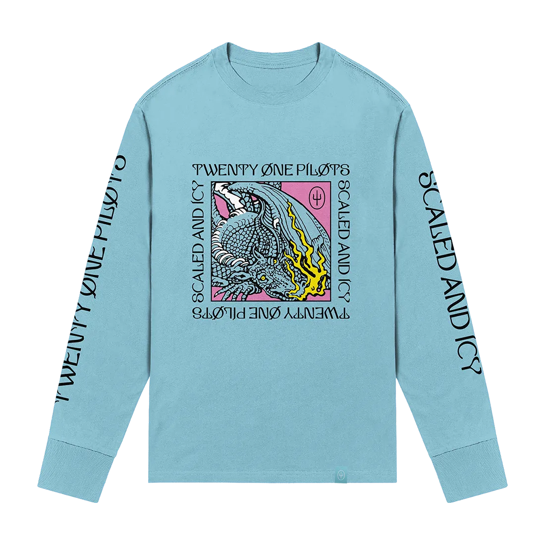 Dragon Box Blue Long Sleeve T-Shirt