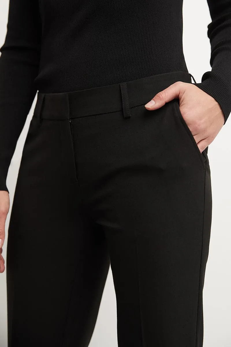 Easy care straight leg trouser dress pants