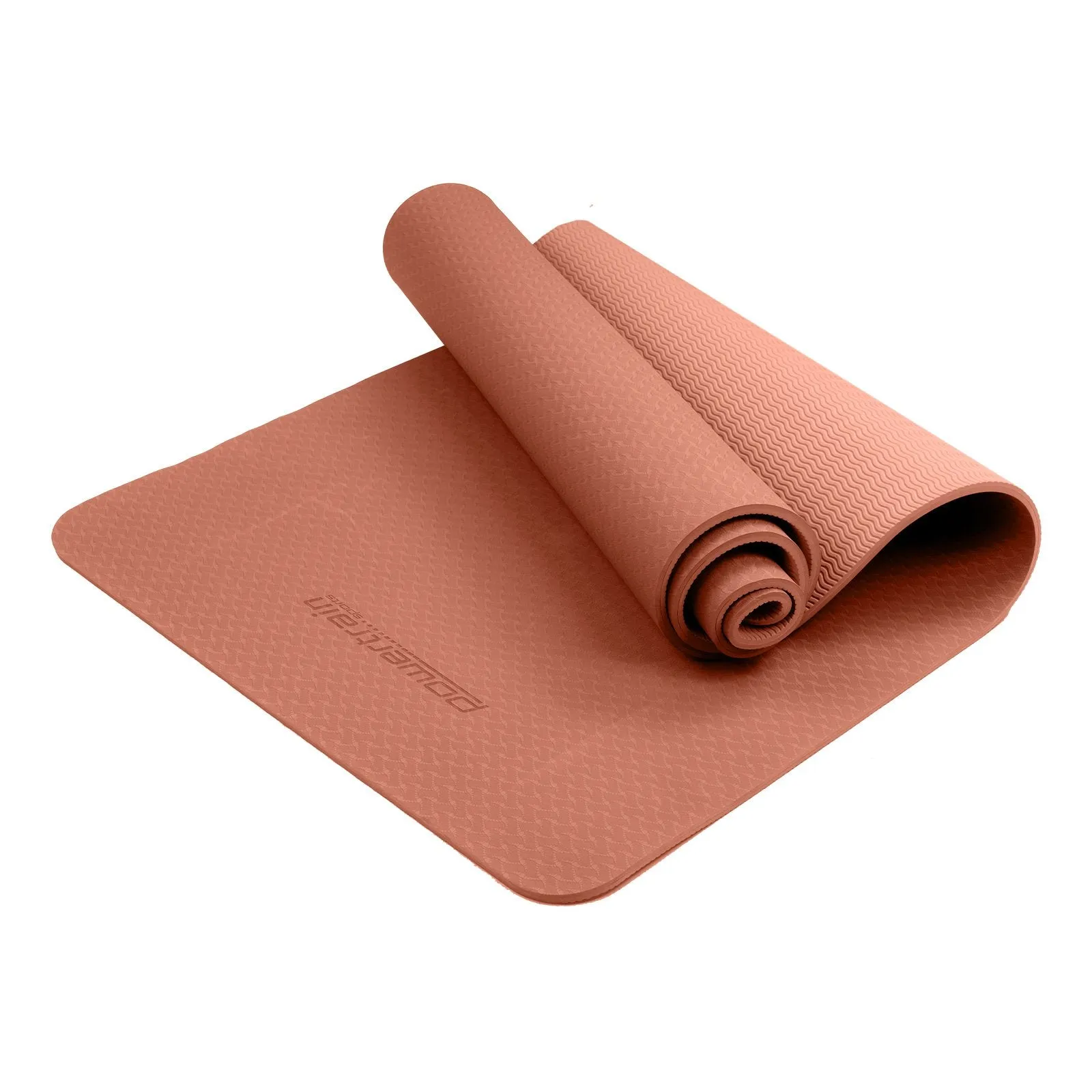 Eco-friendly 6mm Non-slip Yoga Mat with Carry Strap