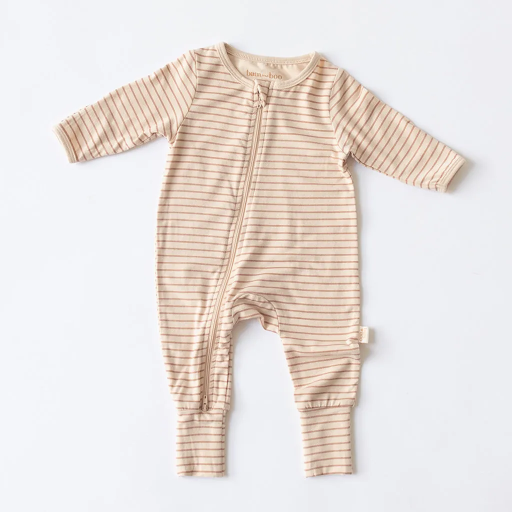 Essential Stripe Zip Jumpsuit