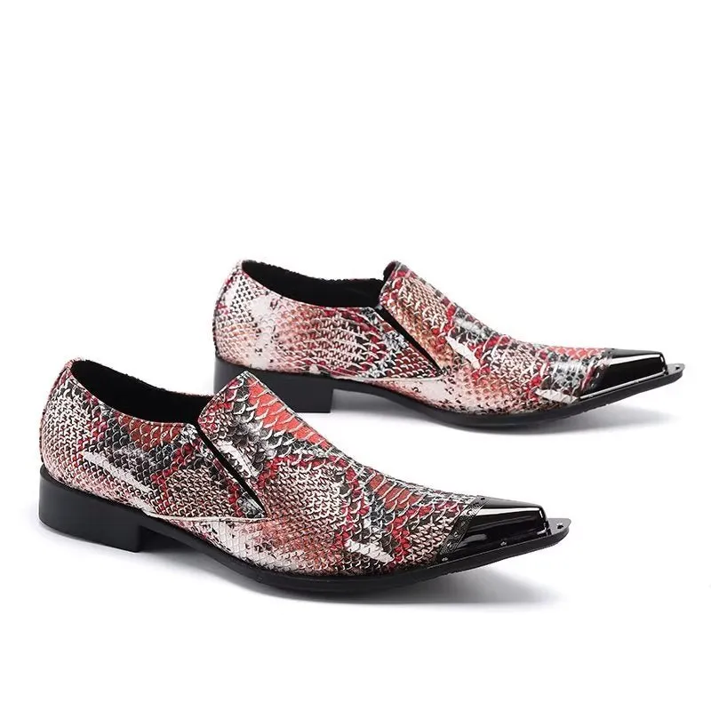 Exotic Luxe Slip-on Leather Elegance Dress Shoes