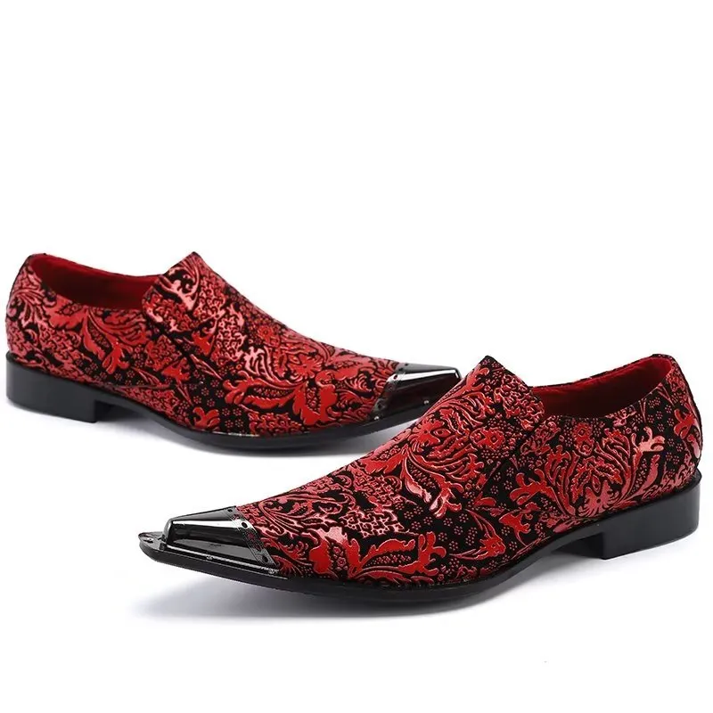 Exotic Luxe Slip-on Leather Elegance Dress Shoes