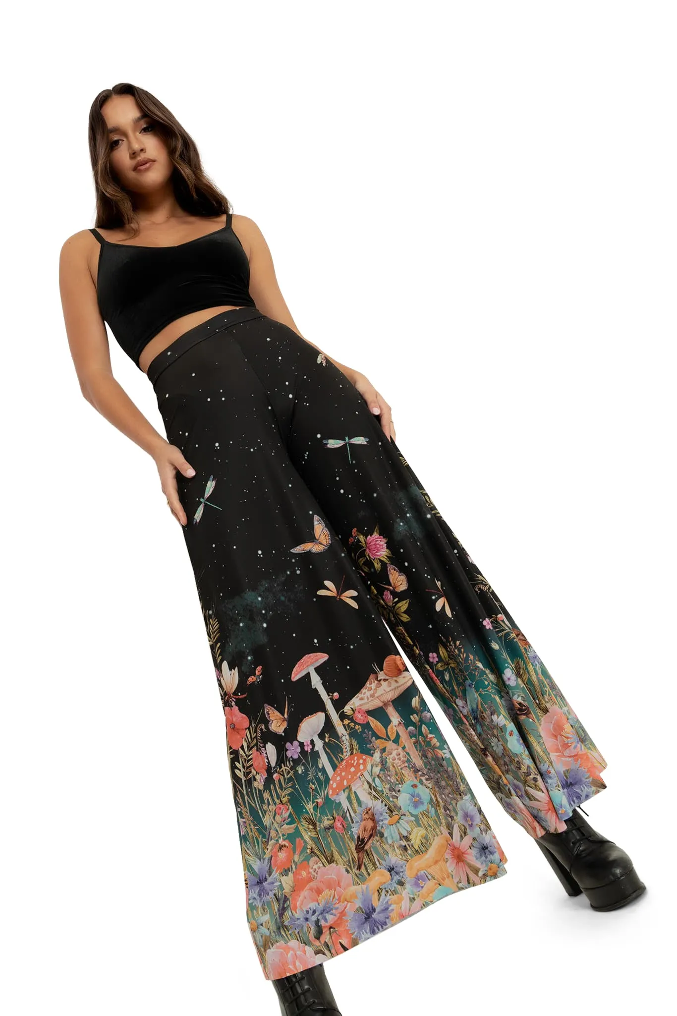 Fairytale Floral Palazzo Pants