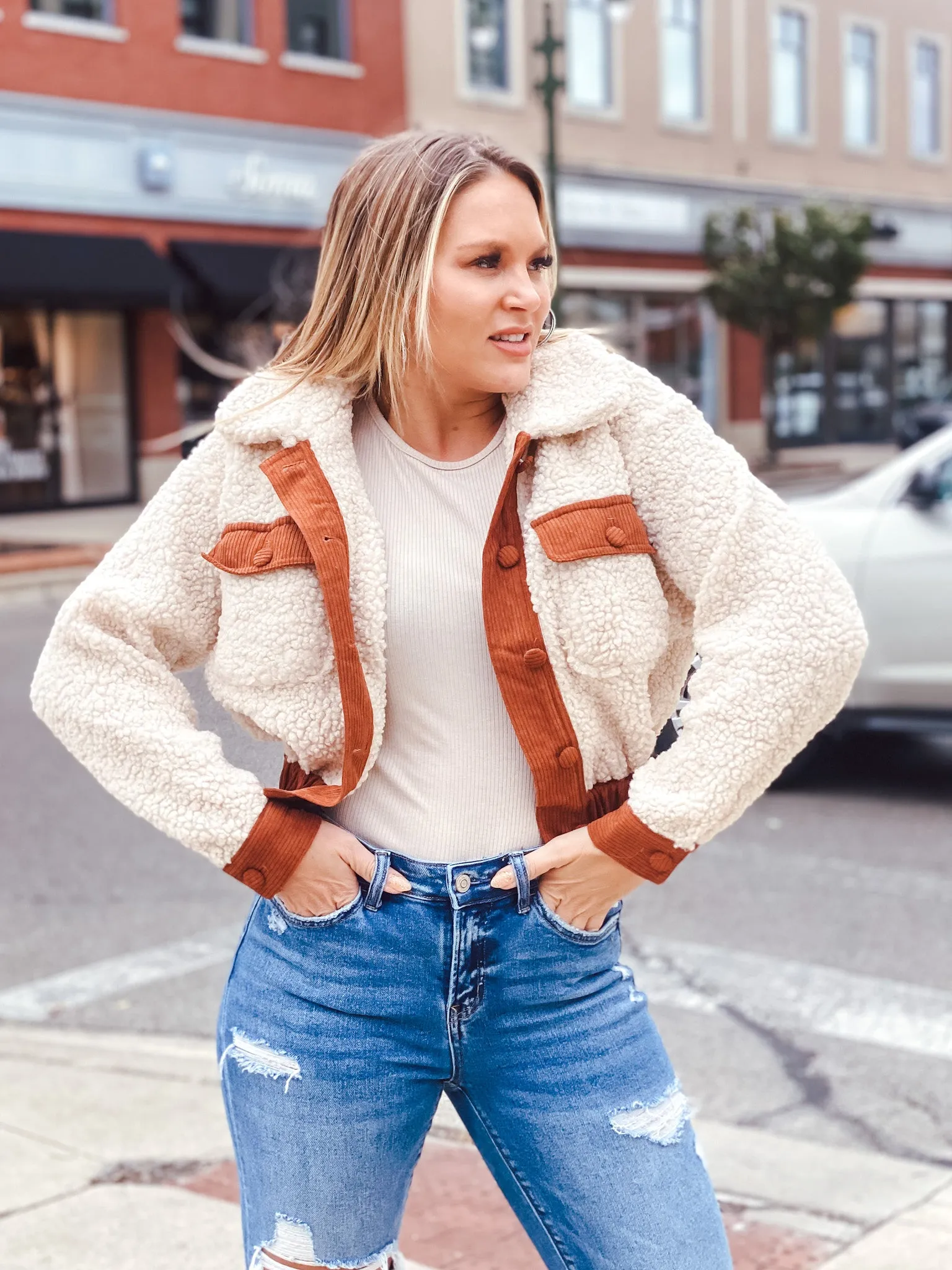 Fall Feelings Faux Fur Jacket