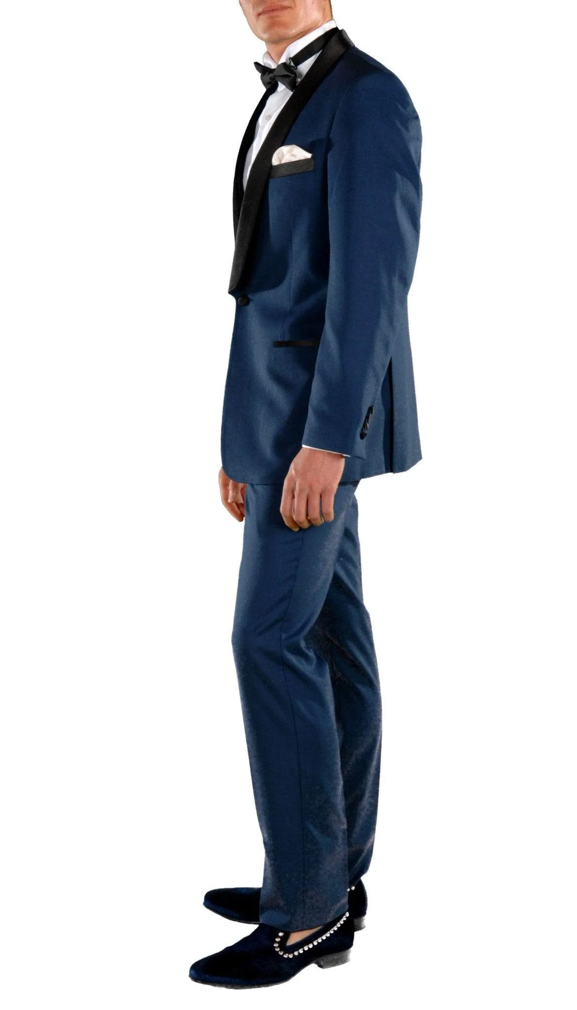 Falls Indigo Slim Fit 2 Piece Tuxedo