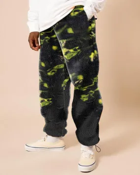 Fall/Winter Fashion Polar Fleece Printed Men's Casual Pants