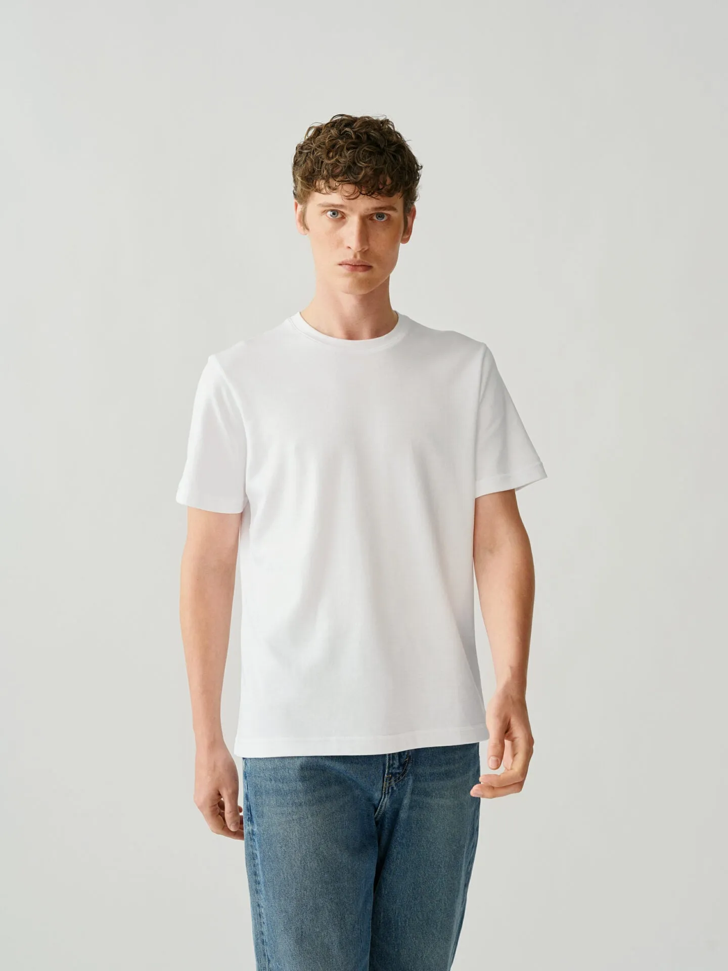 FELIX/ROUNDNECK COTTON JERSEY TEE MEN