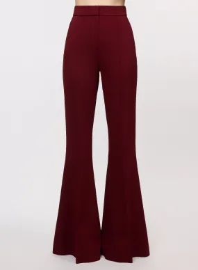 Flared Crepe Pants