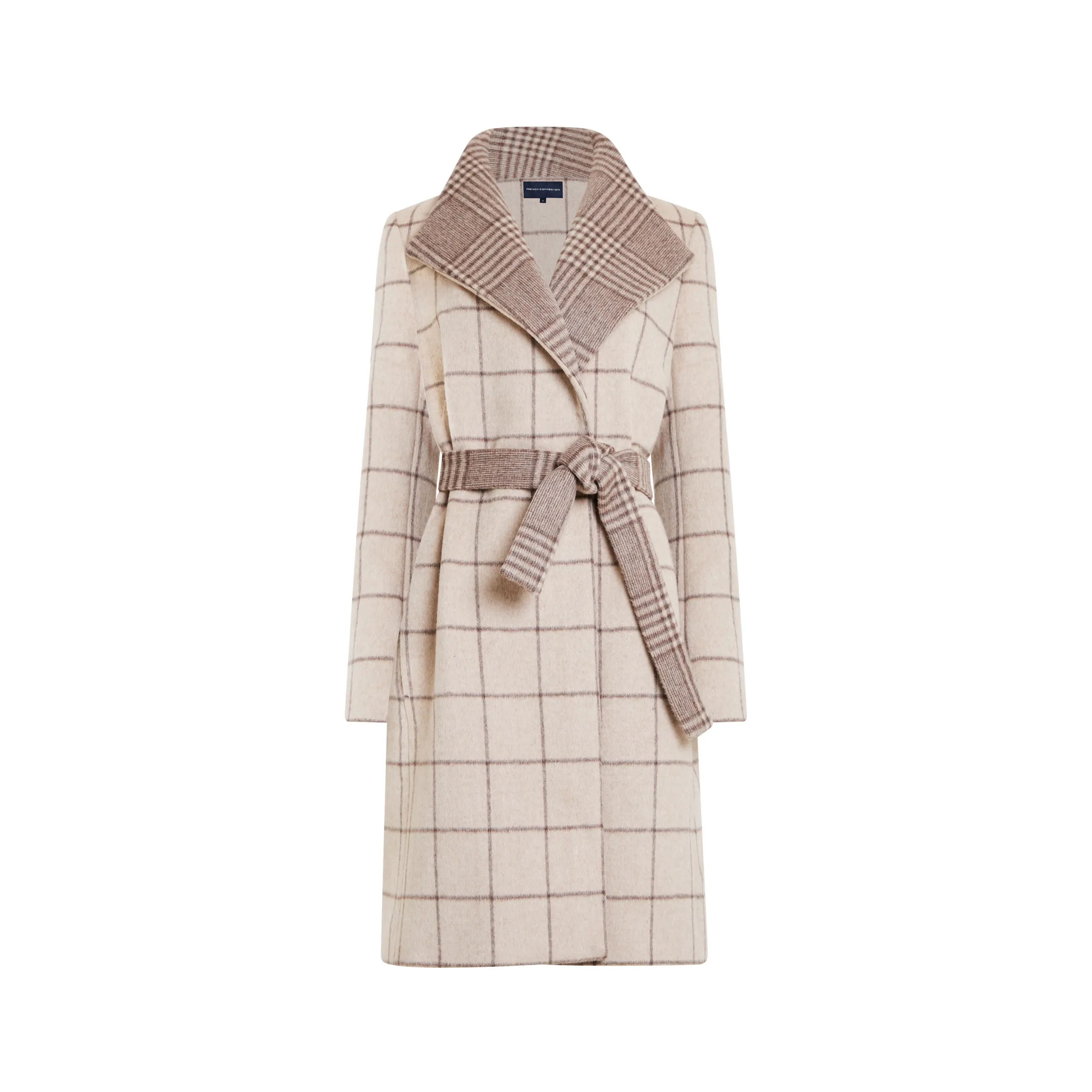 French Connection Fran Wool Belted Coat 70VNC