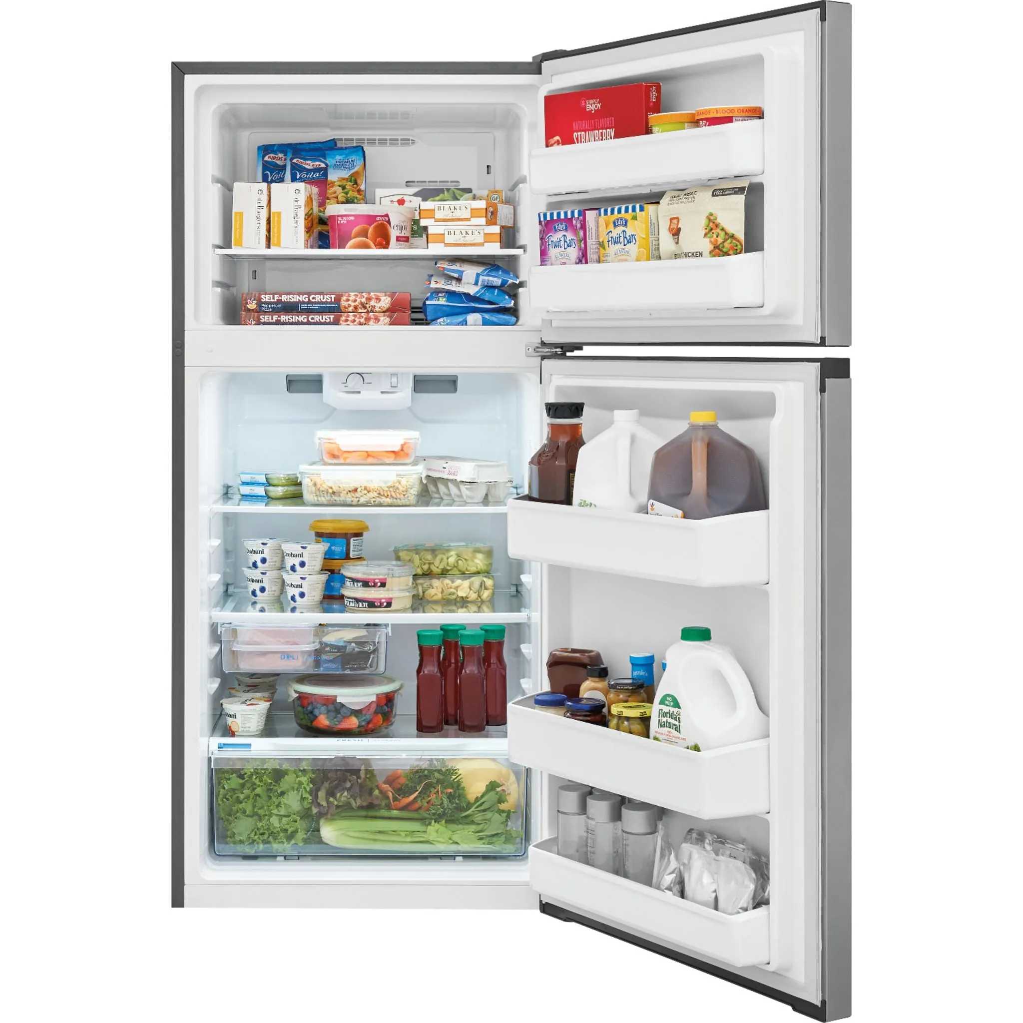 Frigidaire Top Mount Fridge (FFHT1425VV) - Stainless Steel