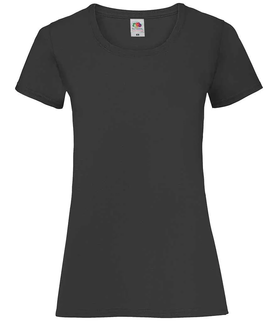 Fruit of the Loom Value T-Shirt (Ladies) - Dark Colours