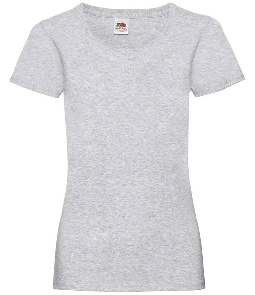 Fruit of the Loom Value T-Shirt (Ladies) - Dark Colours