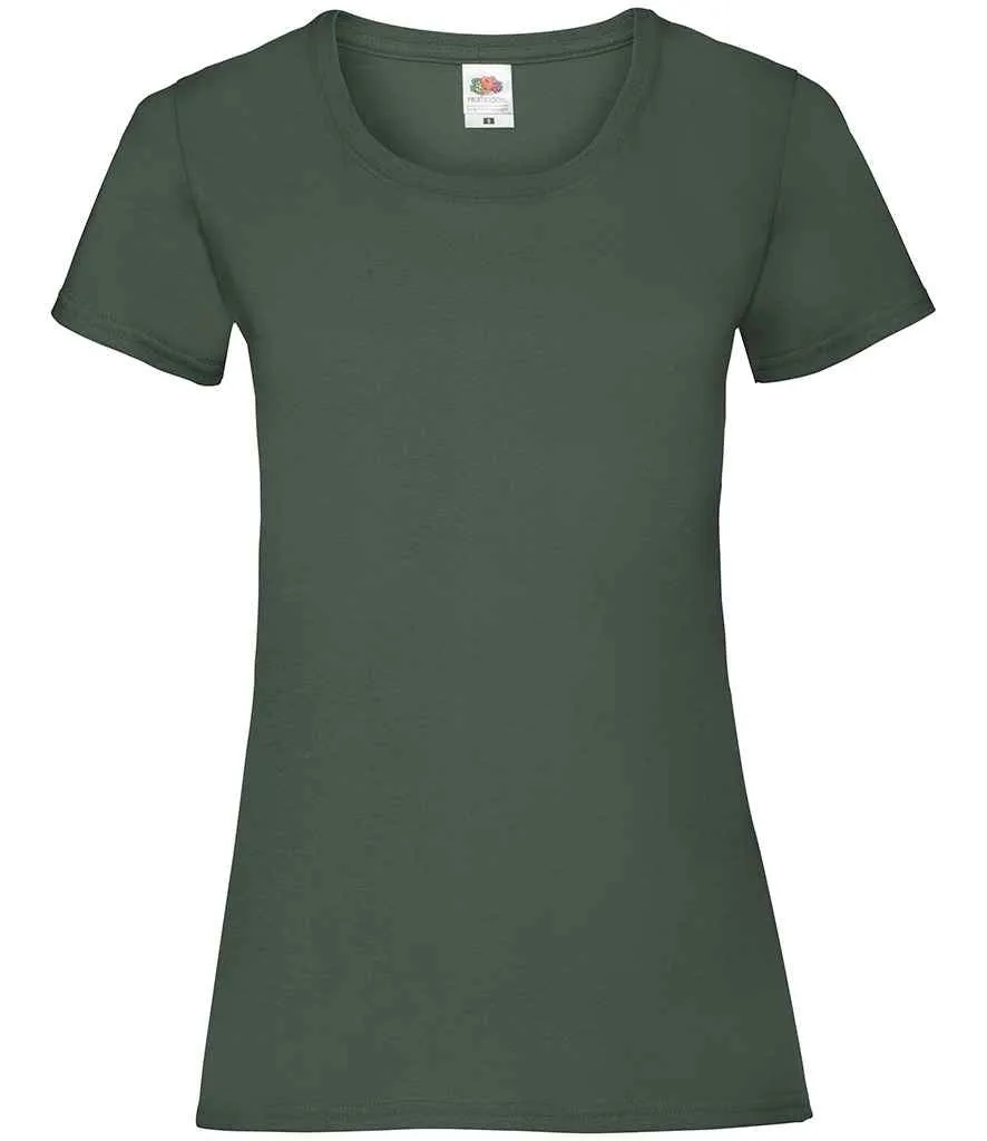 Fruit of the Loom Value T-Shirt (Ladies) - Dark Colours