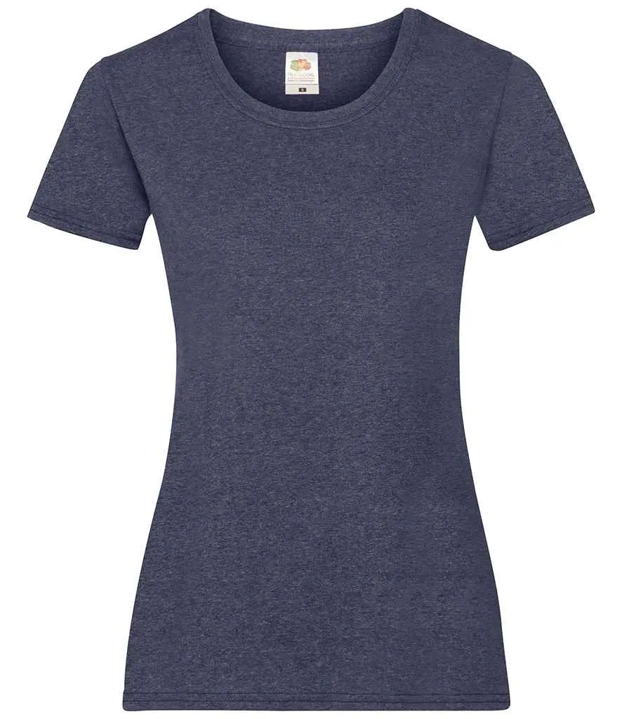 Fruit of the Loom Value T-Shirt (Ladies) - Dark Colours