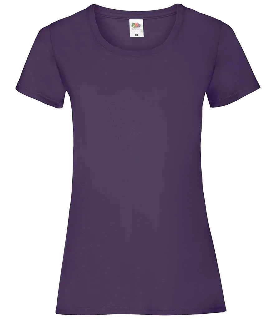 Fruit of the Loom Value T-Shirt (Ladies) - Dark Colours