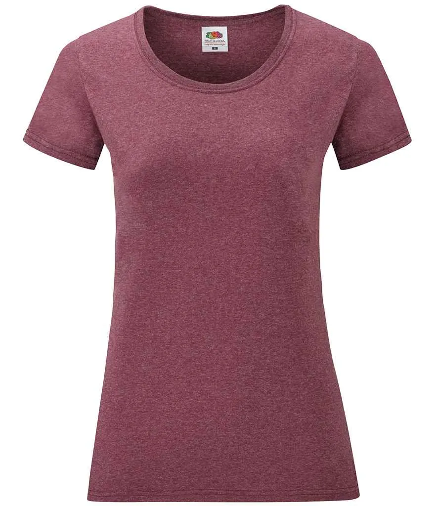 Fruit of the Loom Value T-Shirt (Ladies) - Dark Colours