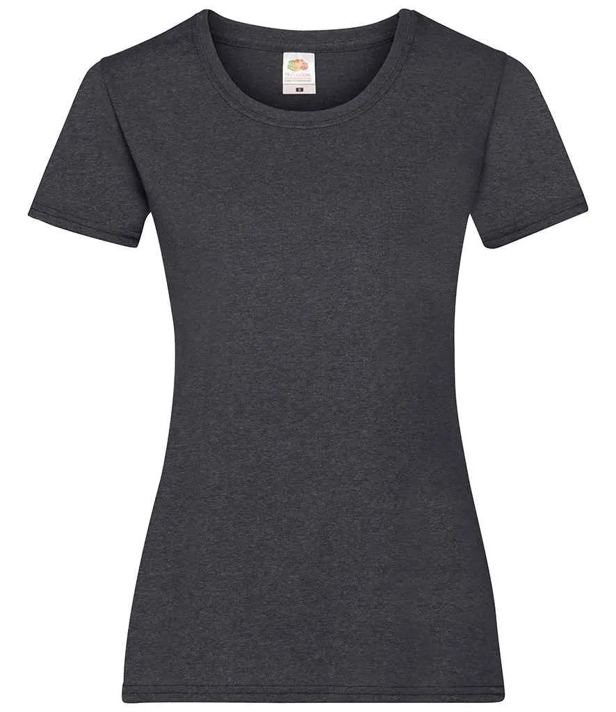 Fruit of the Loom Value T-Shirt (Ladies) - Dark Colours