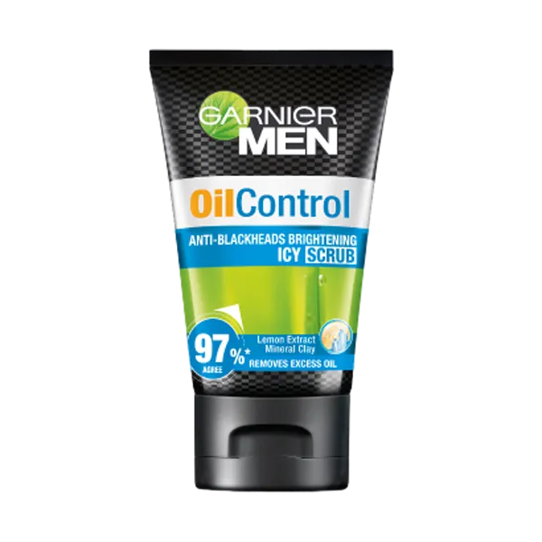 Garnier Men Oil Control Icy Scrub 100ml