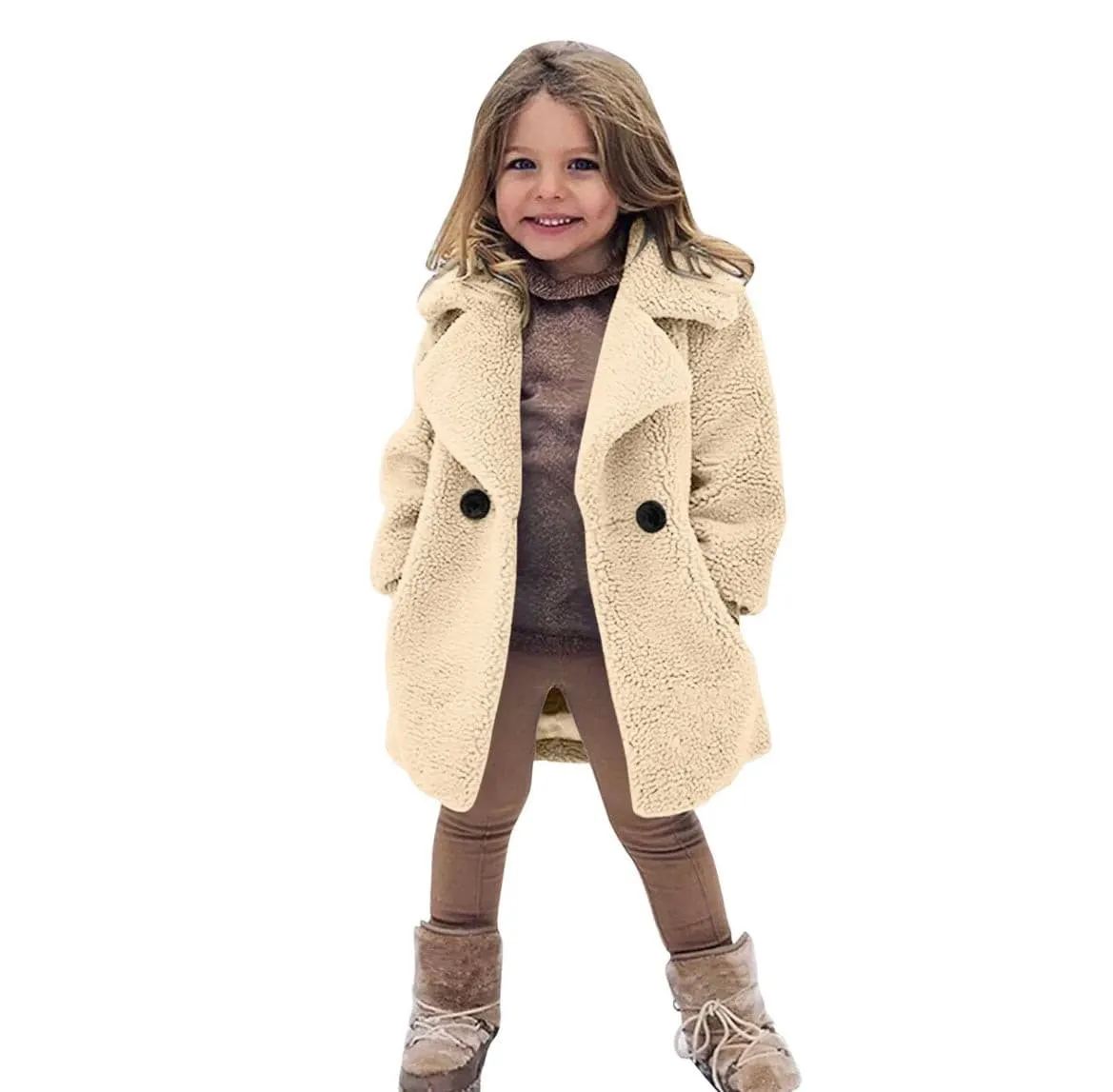 Girls Sherpa Coat