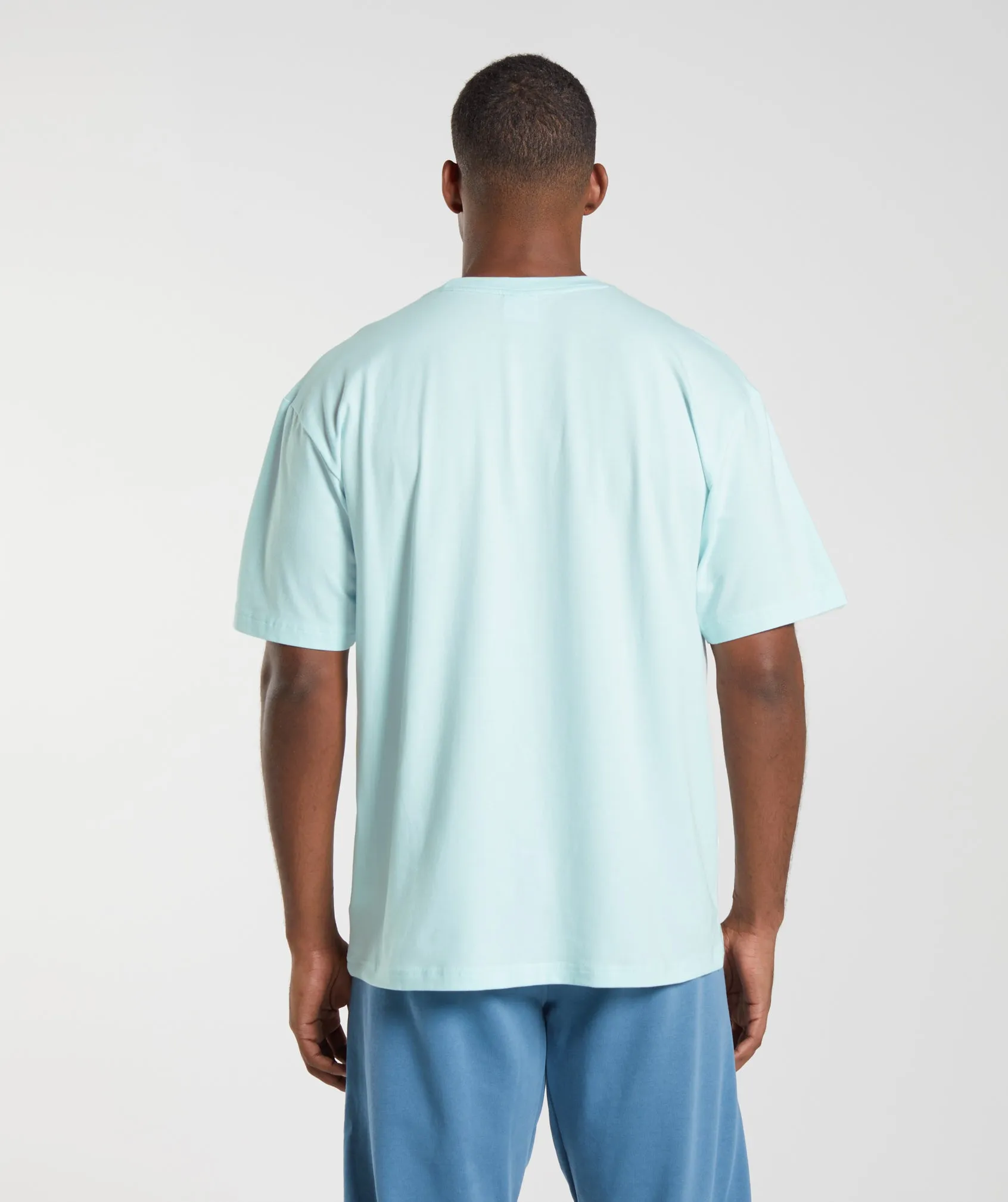 Gymshark Essential Oversized T-Shirt - Icy Blue