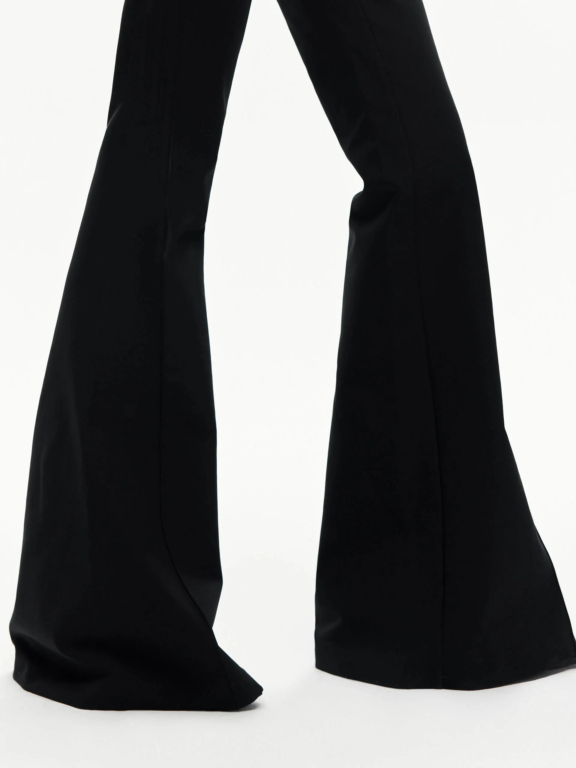 High Waist Stretch Flared Pants