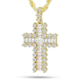 Icy Cross Necklace