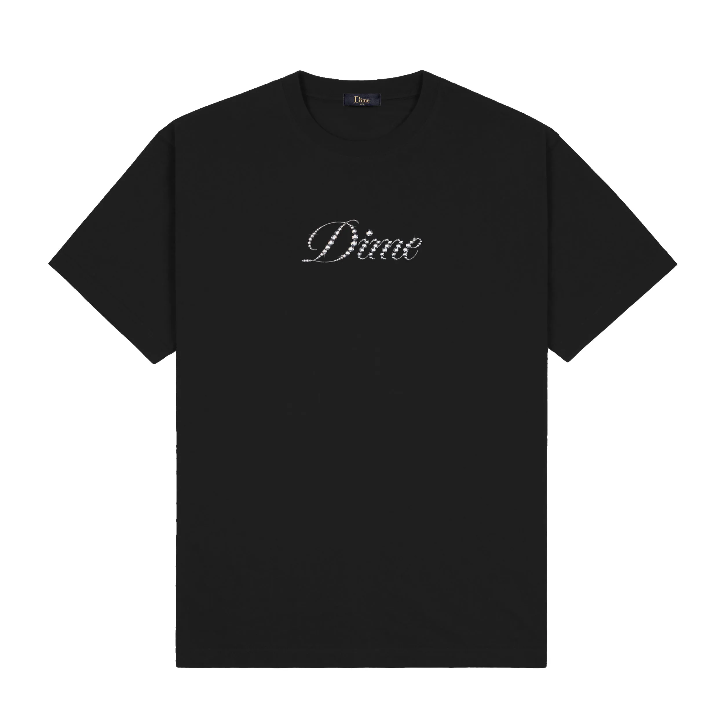 Icy Cursive Tee, Black