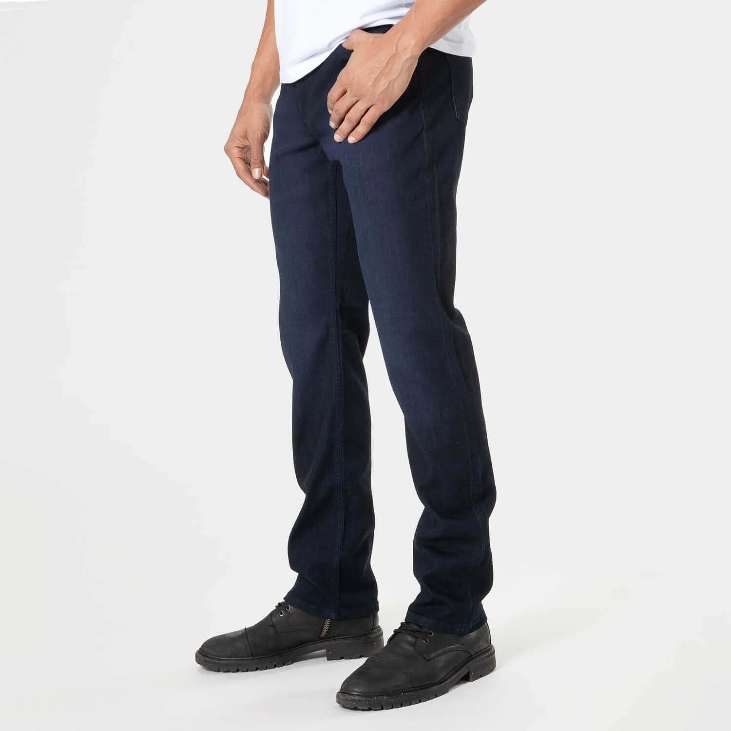 Indigo & Gray Straight Comfort Jeans 3-Pack