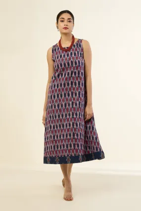 Indigo Dreamscape Sleeveless Dress