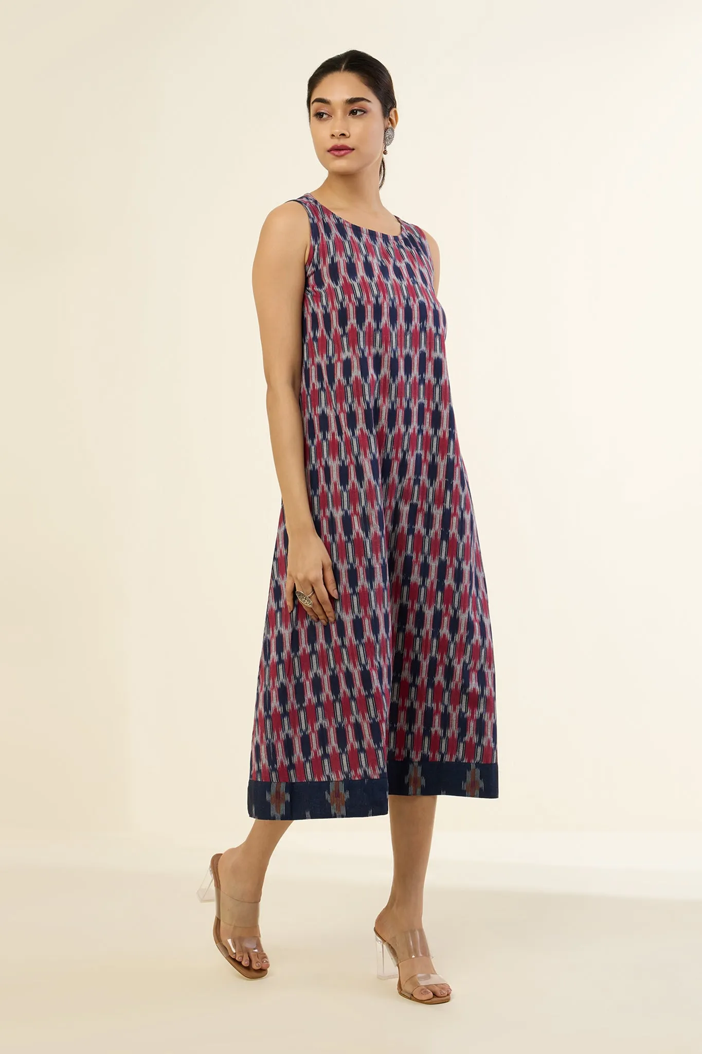 Indigo Dreamscape Sleeveless Dress