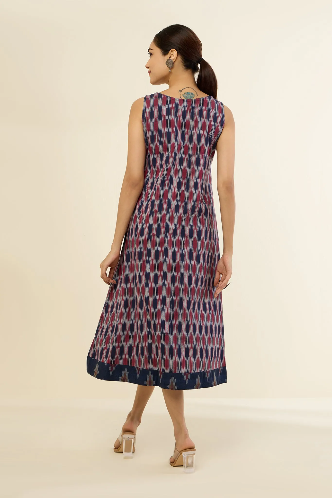 Indigo Dreamscape Sleeveless Dress