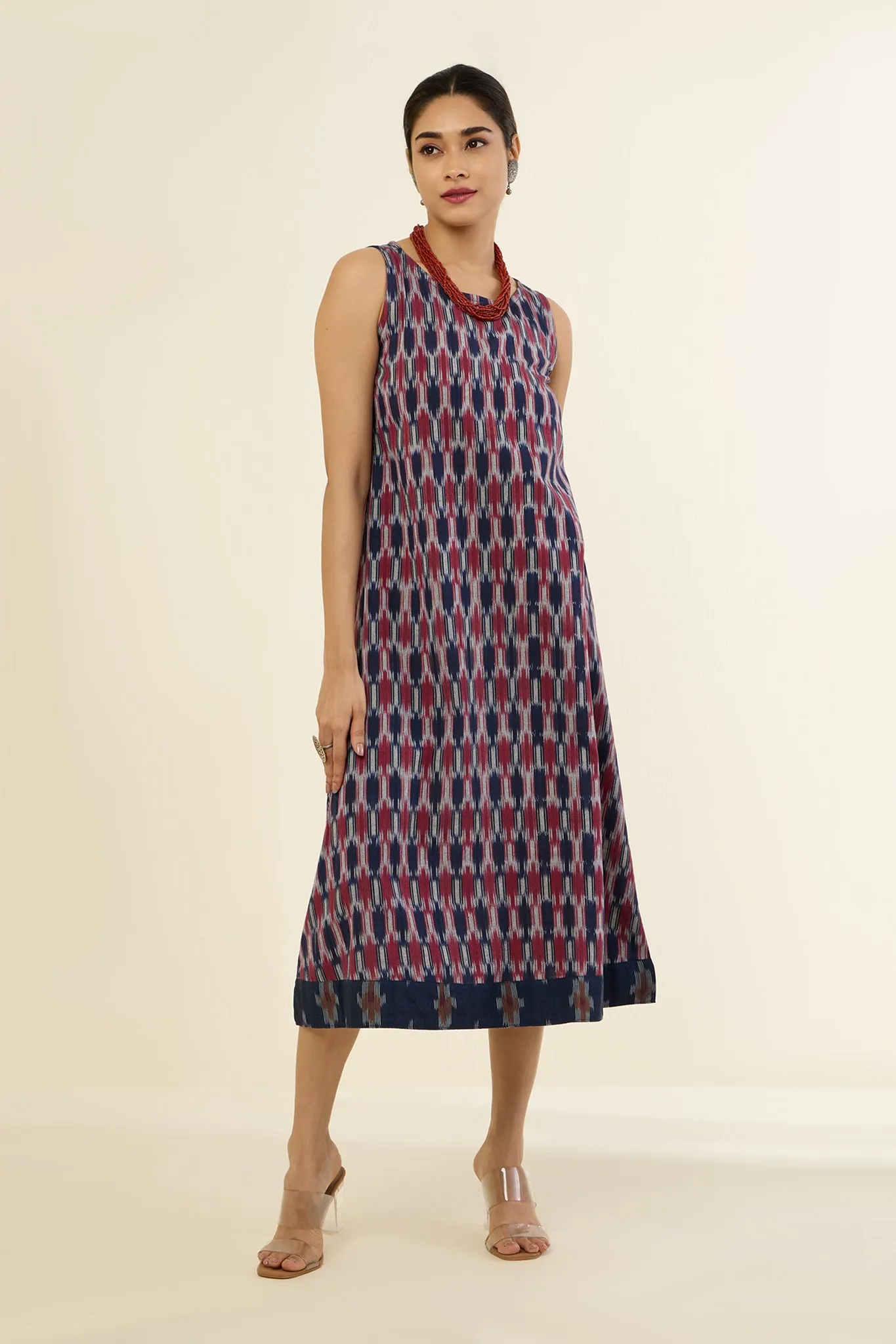 Indigo Dreamscape Sleeveless Dress