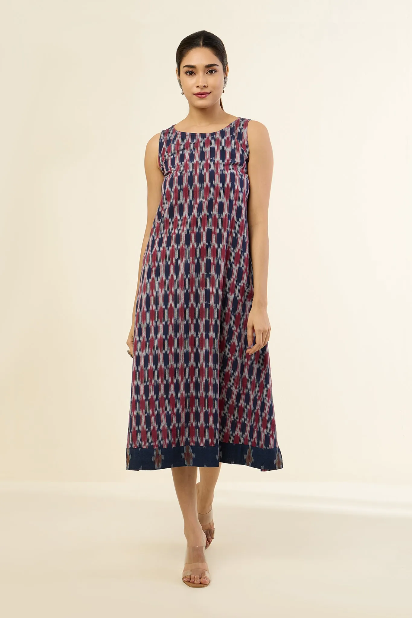 Indigo Dreamscape Sleeveless Dress