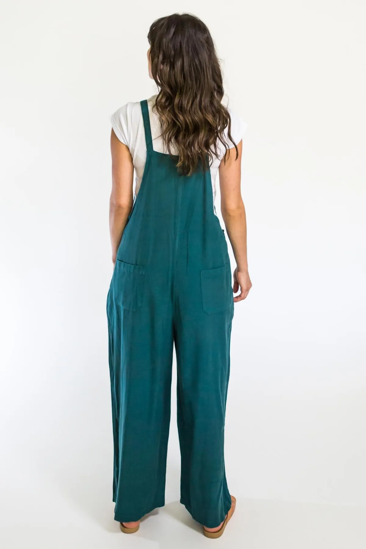 Juanita Overalls Long - Turquoise