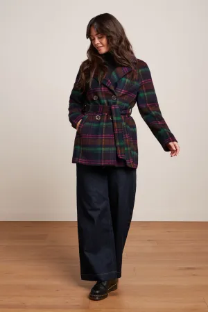 King Louie Maura Brit Check Coat