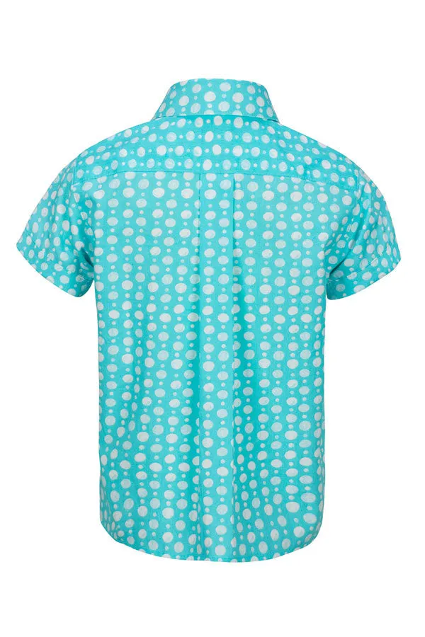 ‘Lawn Party’ organic cotton shirt