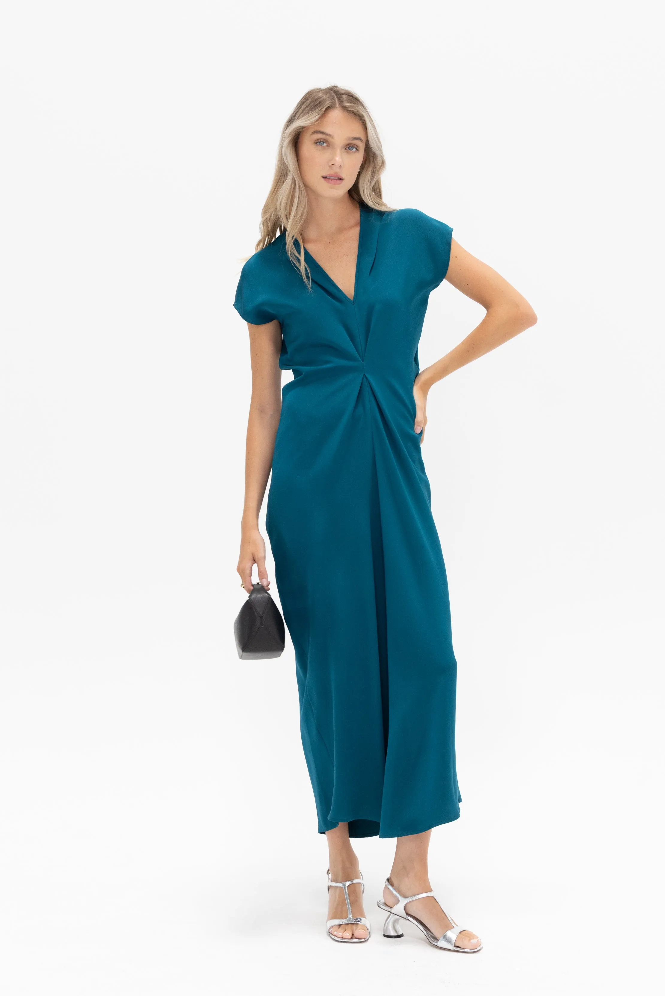 Long Muse Dress, Aegean